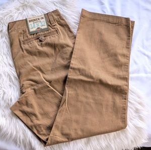 NWT Old Navy Broken in Khakis 34x32